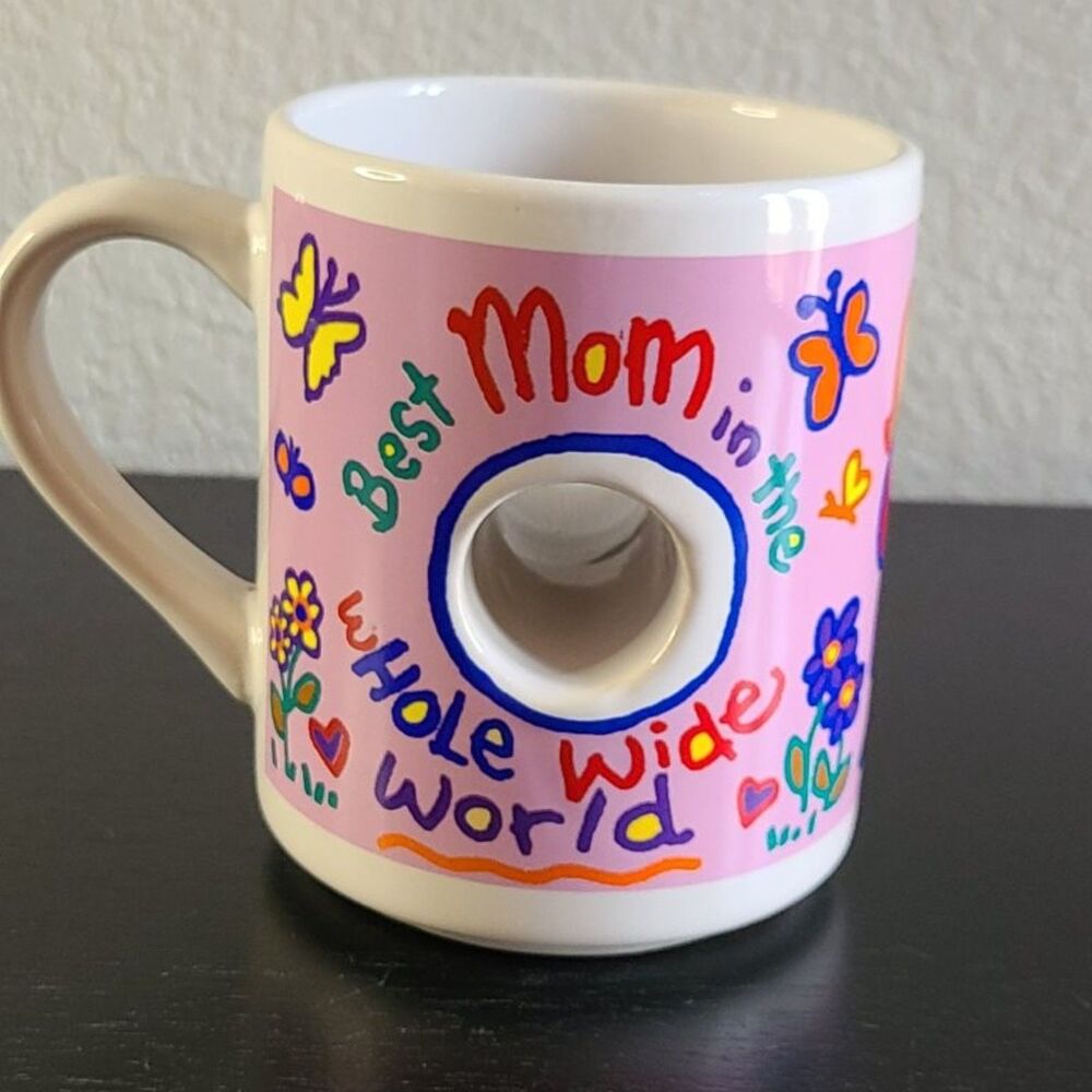 Encore Best Mom World Ceramic Coffee Mug Tea Cup Pink Heart Mothers Day Gift
